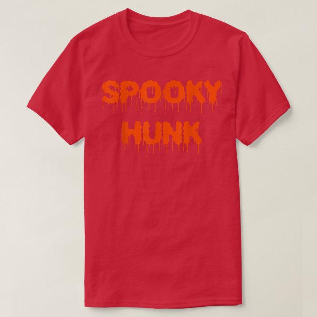 Spooky Babe Spooky Hunk Funny Matching Par Hal T Shirt (Design framsida)