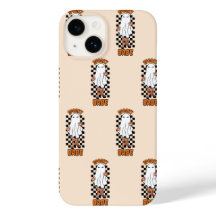 "Spooky Babe" Woman Halloween Ghost Orange