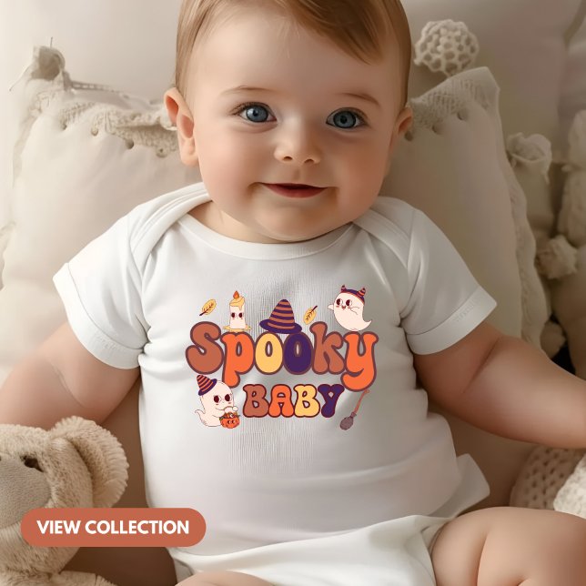 Spooky Baby Halloween Mamma och Me Matching T Shirt (Skapare uppladdad)