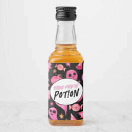Spooky Baby Makin'Potion Halloween Baby Shower Spritflaskor Etikett