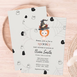 Spooky Baby Shower Inbjudningar
