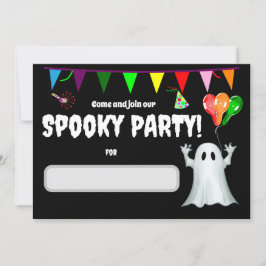 Spooky Barns födelsedag Party Inbjudningar