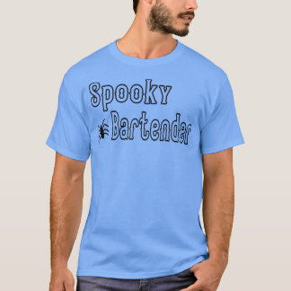 Spooky Bartender Funny Halloween Costumes 2021 T Shirt