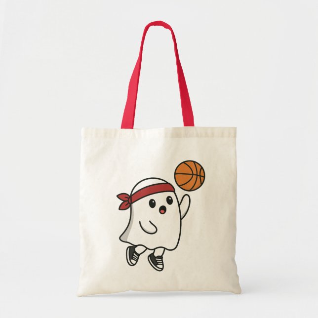 Spooky Basketball Ghost Tygkasse (Framsidan)