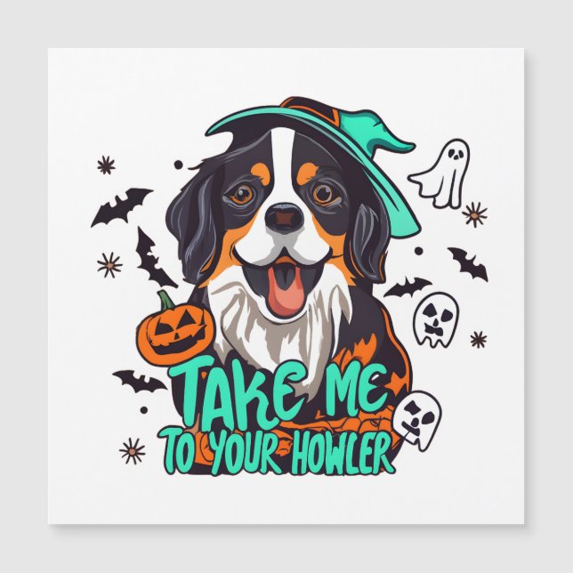Spooky Bernese Halloween : Ta mig till Howler (Framsida)