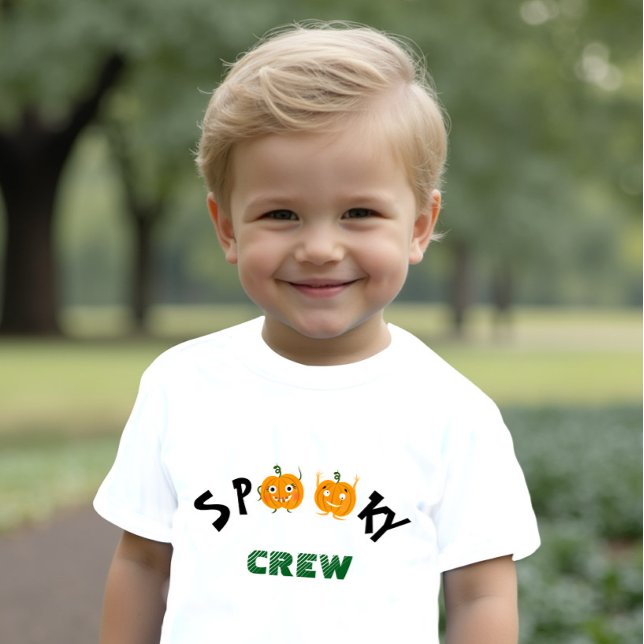 Spooky-besättning T Shirt (Skapare uppladdad)