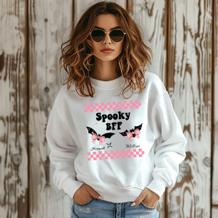 Spooky BFF Personlig Namn Halloween Gift T Shirt