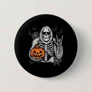Spooky Bigfoot Jack o lantern Skeleton Halloween B Knapp