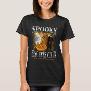 Spooky Biscuits Club vi Höjer Andar och Knådar Fu T Shirt