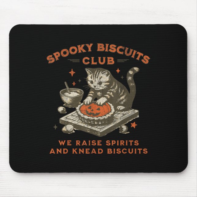 Spooky Biscuits Klubb Cat, Funny Halloween Baking  Musmatta (Framsidan)