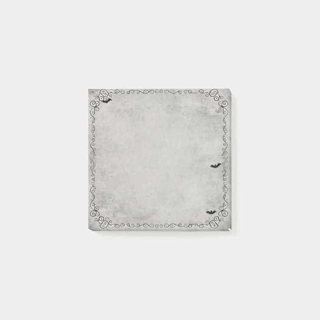 Spooky Black and White Post-it Block (Framsida)