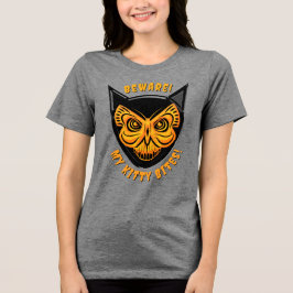 Spooky Black Cat Butterfly Skull T Shirt