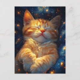 Spooky Black Cat Halloween Tapet - 2025 Natt! Helg Vykort