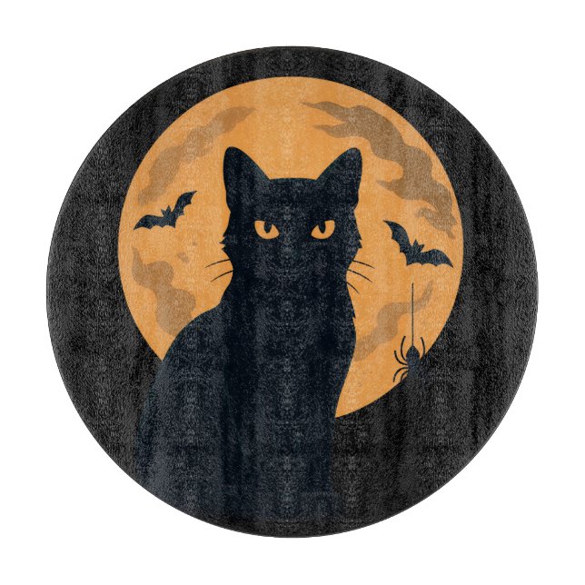 Spooky Black Cat Silhouette Halloween Charcuterie (Framsidan)