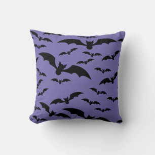 Spooky Black Fladdermöss Happy halloween Dekorati Kudde