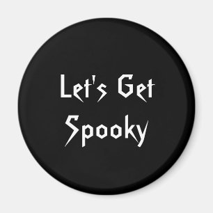 Spooky Black & White Halloween fest Magnet