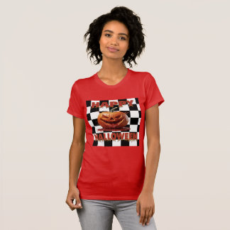 Spooky Bloody Pumpkin Halloween T Shirt