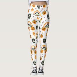 Spooky Boho Mönster Halloween Leggings