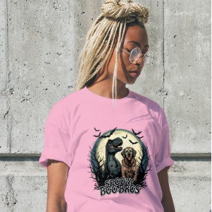 Spooky Boo Bros Manar T Rex Retriever Shirt