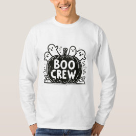 Spooky Boo Crew Halloween T Shirt