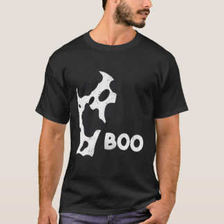 Spooky Boo Dairy Cow Halloween Costumes Farmer Adu T Shirt