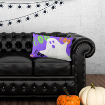 Spooky Boo Ghost Dekorativ kudde