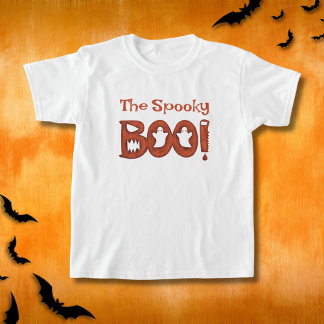 Spooky Boo Halloween-familjen som matchar barn T Shirt