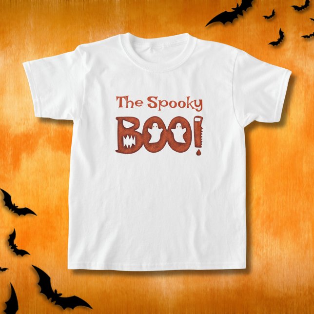 Spooky Boo Halloween-familjen som matchar barn T Shirt (Skapare uppladdad)