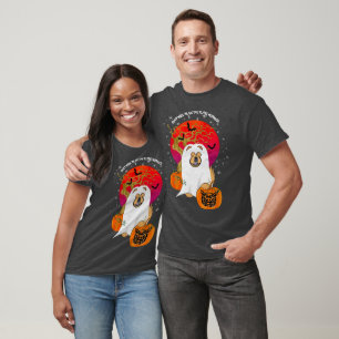SPOOKY BOO-HUND-T-skjortor- anpassa mörk T Shirt