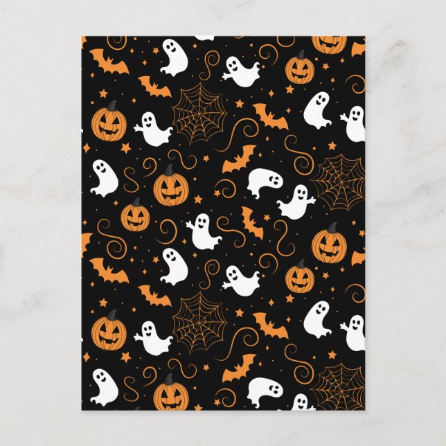 Spooky Boo-tiful Night Helg Vykort (Framsida)
