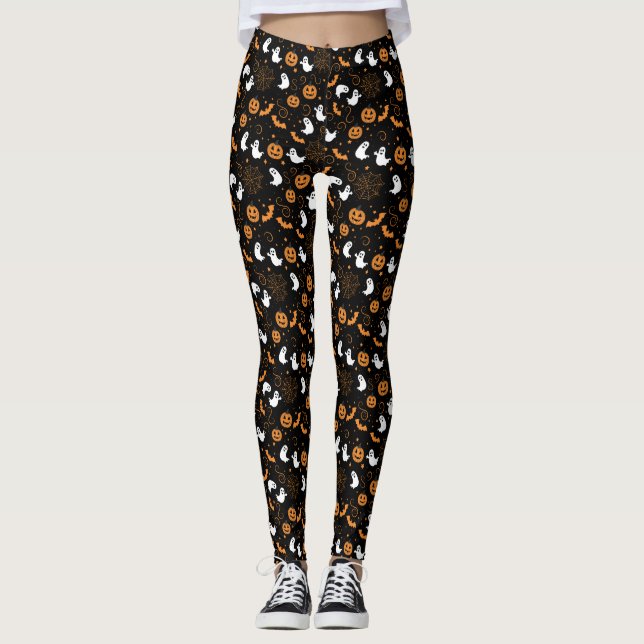 Spooky Boo-tiful Night Leggings (Framsida)