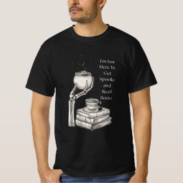 Spooky & Books: Witchy Skeleton Hand Cauldron T Shirt
