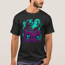 Spooky Boombox Spöken Halloween T Shirt