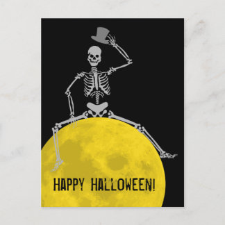 Spooky BOOO från Måne! Vykort