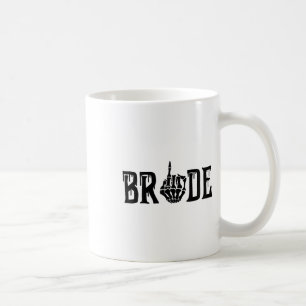 Spooky Bride Groom Gothic Halloween Bröllop Matchi Kaffemugg