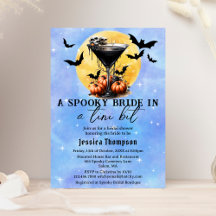 Spooky Bride in a Tini Bit Martini Möhippa