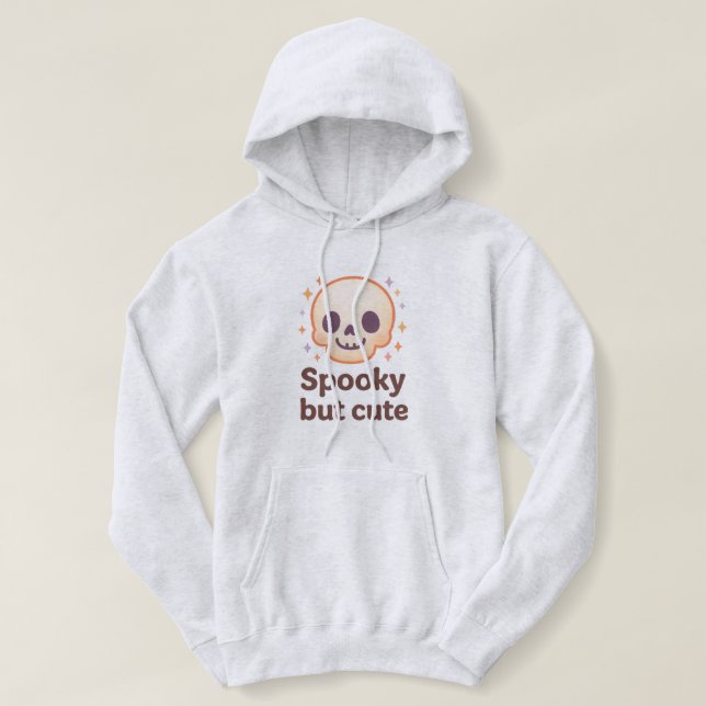Spooky but Cute Halloween Hoodie T Shirt (Design framsida)