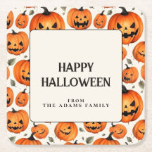 Spooky Carved Pumpkins & Höst löv Halloween