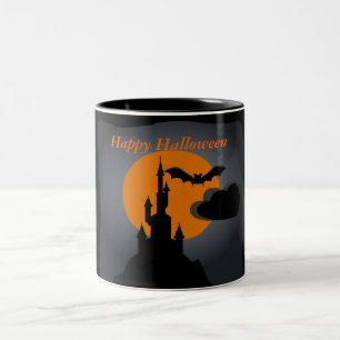 Spooky Castle Halloween Mugg