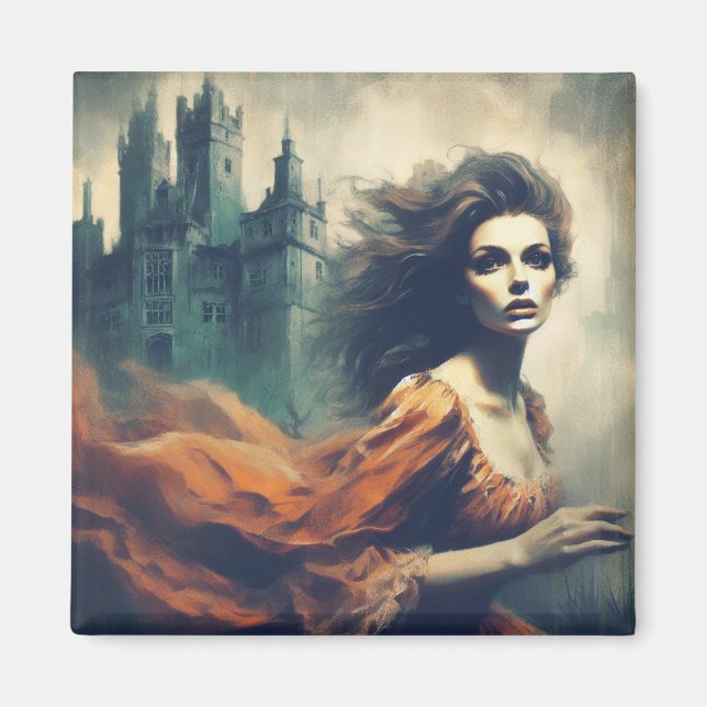 Spooky Castle Horror i Bok i Gothic Magnet (Framsidan)