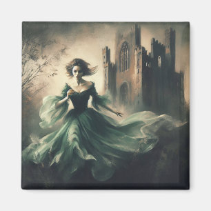 Spooky Castle Horror i Bok i Gothic Magnet