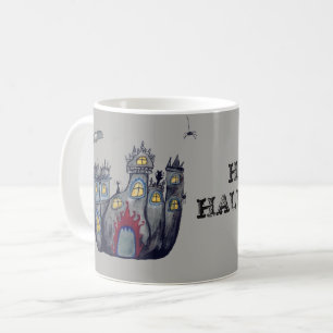 Spooky Castlen Halloween Anpassningsbar Mugg
