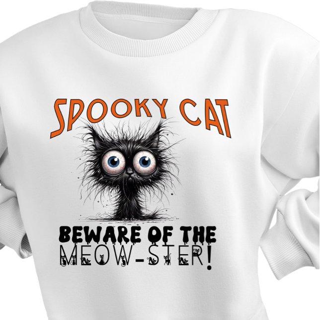 Spooky Cat Beware av Meow-ster T Shirt (Skapare uppladdad)