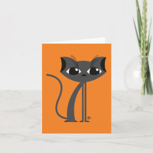Spooky Cat - hälsningskort Kort