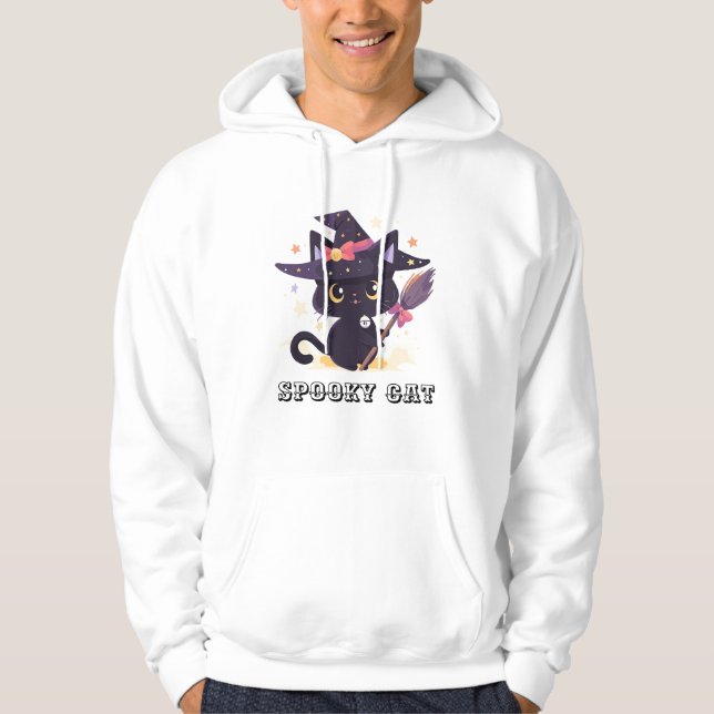 Spooky Cat Hoodie (Framsida)