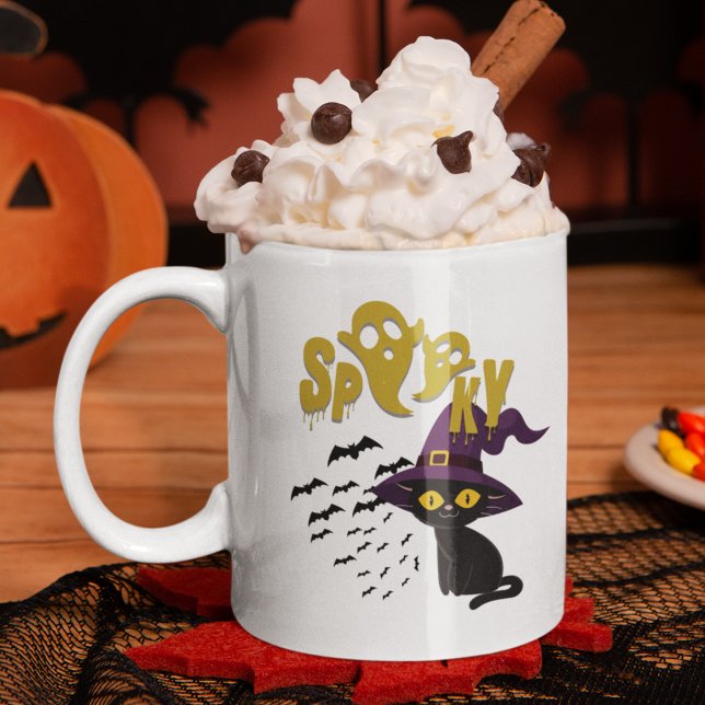 Spooky Cat Kaffemugg (Skapare uppladdad)