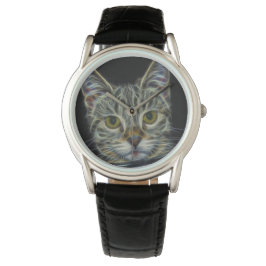 Spooky Cat Kattdjur Soul Spirit Animal Watch Armbandsur
