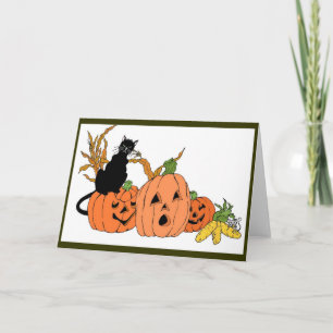 Spooky Cat-kort Kort