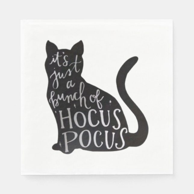 Spooky cat pappersservett (Framsidan)