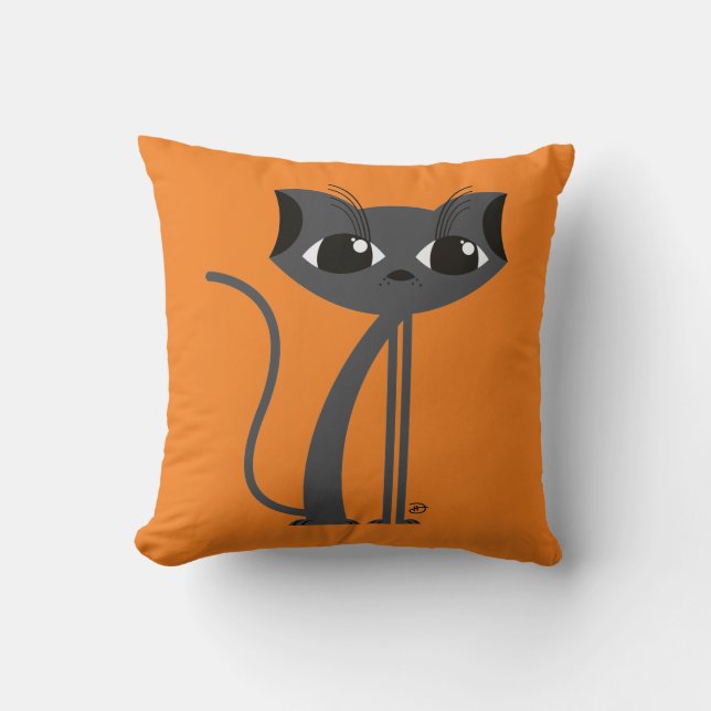 Spooky Cat - Pillow Kudde (Framsida)